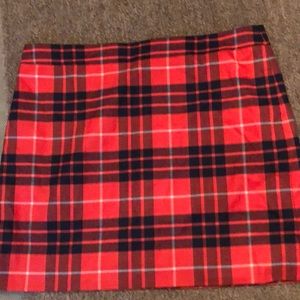 Women’s plaid skirt